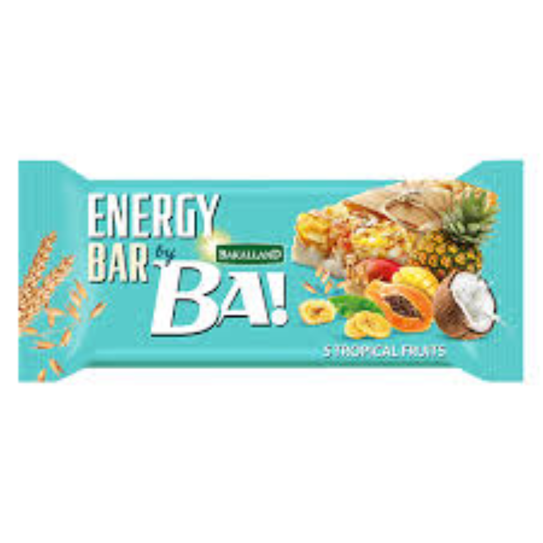 BAKALLAND BA ENERGY BAR 5 TROPICAL FRUIT 40G